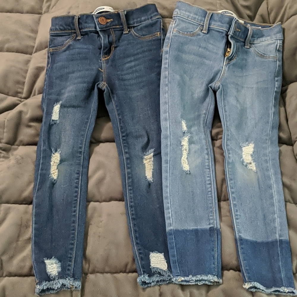 Girls Distressed Jeans